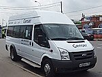 Бесплатный автобус Genser в пункт аренды автомобилей АрендаАвто-шдр на Новорязанском шоссе